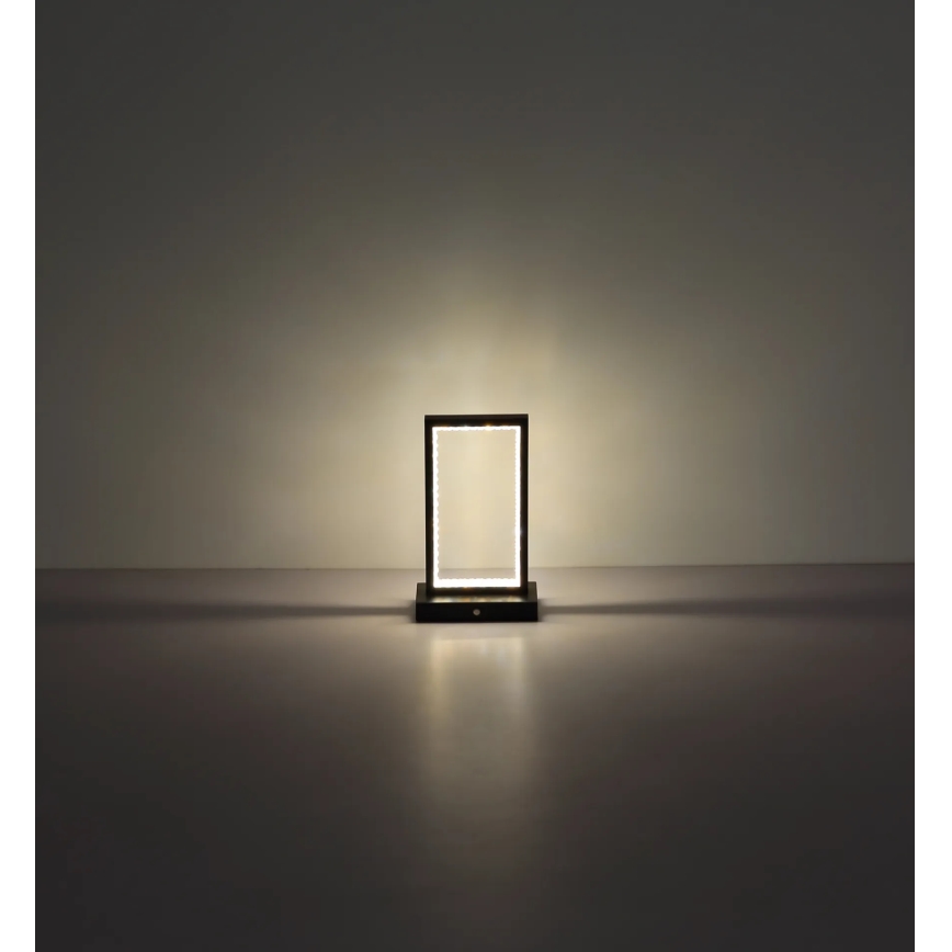 Globo - LED Ściemnialna dotykowa lampa stołowa LED/3W/3,7V 2700K/4000K/6500K 1800 mAh USB czarny