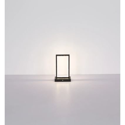 Globo - LED Ściemnialna dotykowa lampa stołowa LED/3W/3,7V 2700K/4000K/6500K 1800 mAh USB czarny