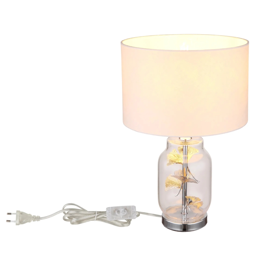 Globo - Lampa stołowa 1xE27/40W/230V biały