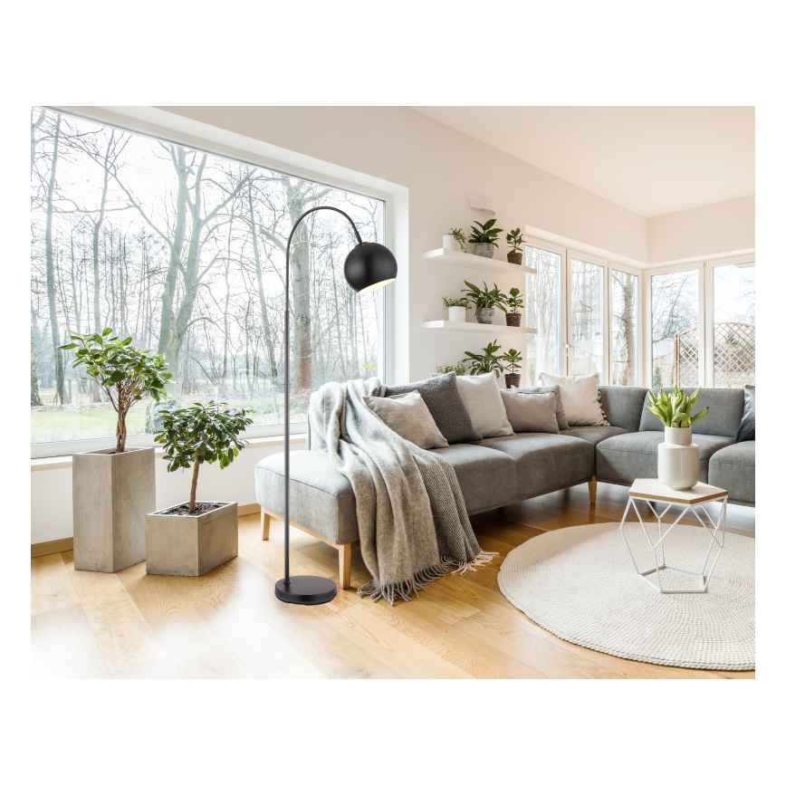 Globo - Lampa podłogowa 1xE27/60W/230V czarny