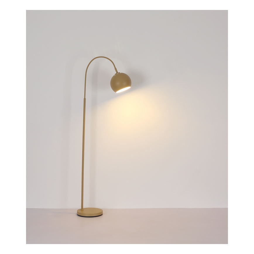 Globo - Lampa podłogowa 1xE27/60W/230V beżowy