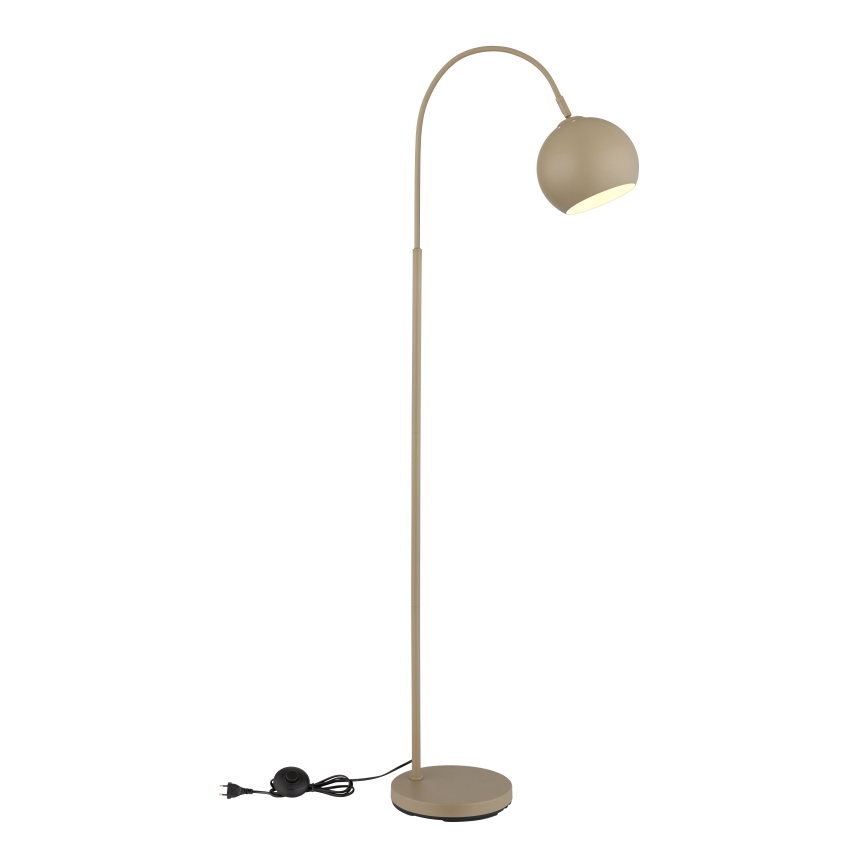 Globo - Lampa podłogowa 1xE27/60W/230V beżowy