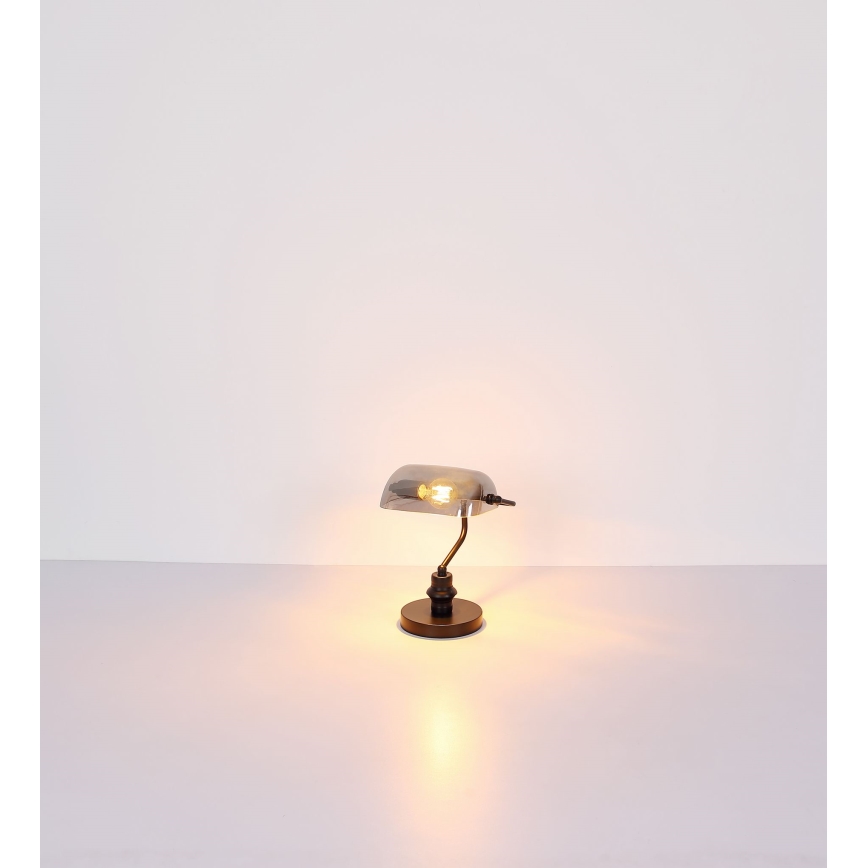 Globo - Lampa stołowa 1xE27/60W/230V czarna