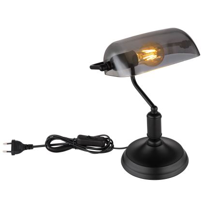 Globo - Lampa stołowa 1xE27/60W/230V czarna