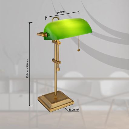Globo - Lampa stołowa 1xE27/40W/230V