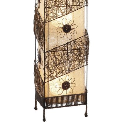 Globo 25882 - Stojací lampa SAFARI 4xE27/40W/230V