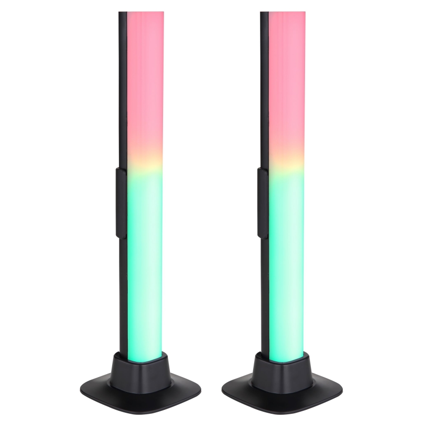 Globo RGB- ZESTAW 2x LED RGB Lampa ściemnialna stołowa 2w1 LED/2W/5V USB Wi-Fi Tuya