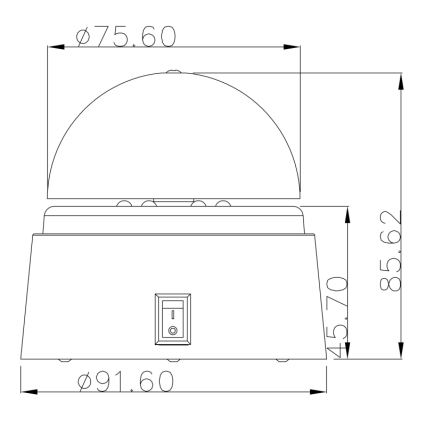 Globo - LED Lampa dekoracyjna 6xLED/0,06W/3xAA