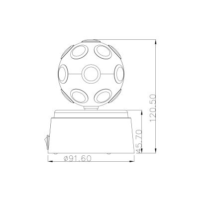 Globo - LED Lampa dekoracyjna 1xLED/0,06W/3xAA