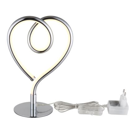 Globo - LED Lampa stołowa LED/6W/230V chrom błyszczący