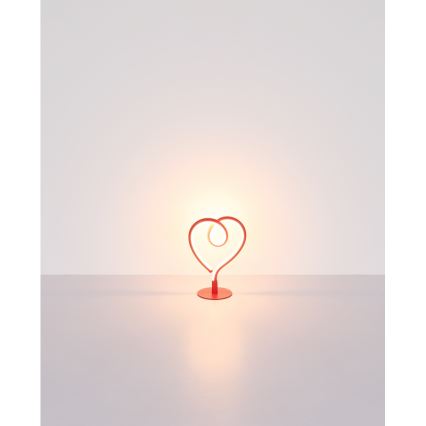 Globo - LED Lampa stołowa LED/6W/230V czerwony