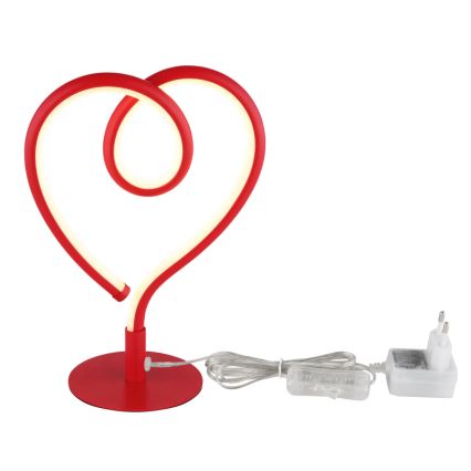 Globo - LED Lampa stołowa LED/6W/230V czerwony