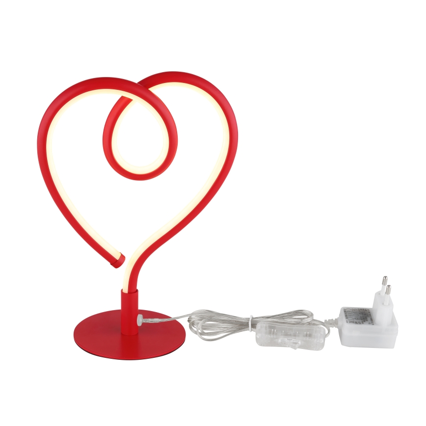 Globo - LED Lampa stołowa LED/6W/230V czerwony