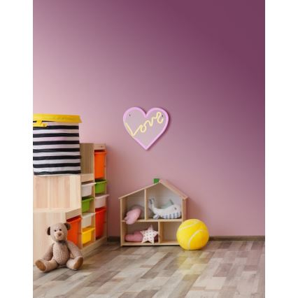 Globo - LED neonowa dekoracja ścienna LED/3W/USB serce