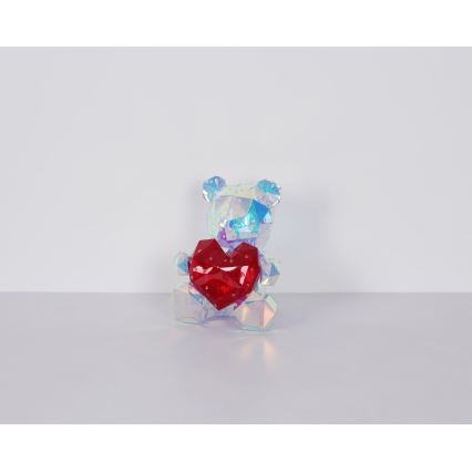 Globo - LED dekoracja stołowa w opakowaniu prezentowym LED/6W/5V USB miś