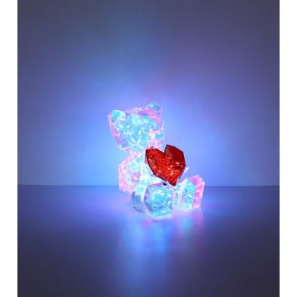 Globo - LED Ściemnialna akumulatorowa dekoracja stołowa LED/3W/5V 1200 mAh niedźwiedź