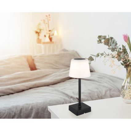 Globo - LED Ściemnialna dotykowa lampa stołowa LED/2W/5V 3000/4500/6500K 800 mAh czarna