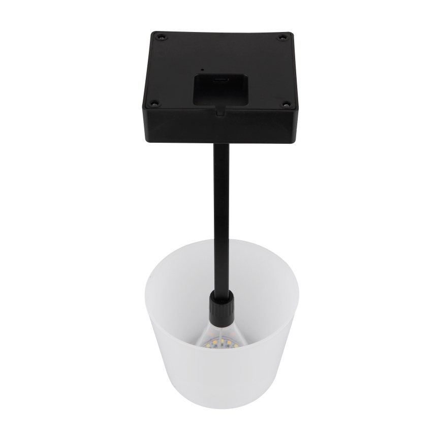 Globo - LED Ściemnialna dotykowa lampa stołowa LED/2W/5V 3000/4500/6500K 800 mAh czarna