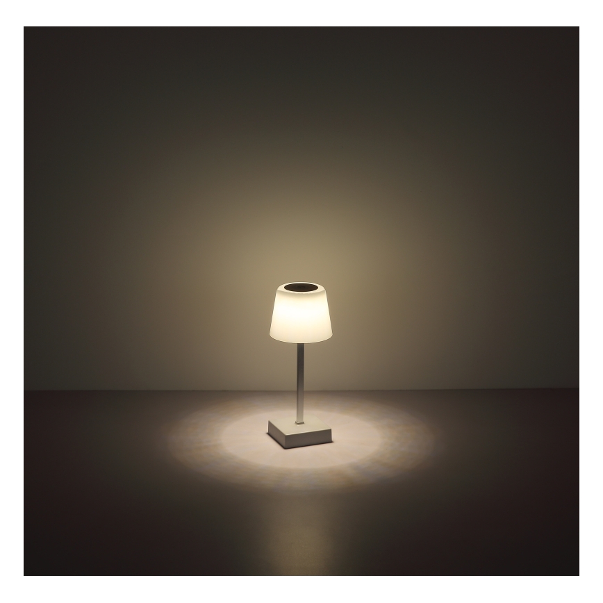 Globo - LED Ściemnialna dotykowa lampa stołowa LED/2W/5V 3000/4500/6500K 800 mAh srebrna