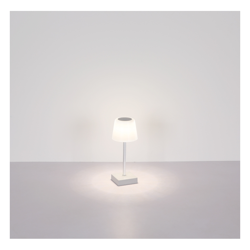 Globo - LED Ściemnialna dotykowa lampa stołowa LED/2W/5V 3000/4500/6500K 800 mAh srebrna
