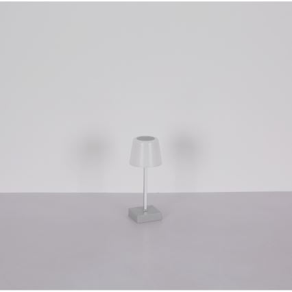 Globo - LED Ściemnialna dotykowa lampa stołowa LED/2W/5V 3000/4500/6500K 800 mAh srebrna