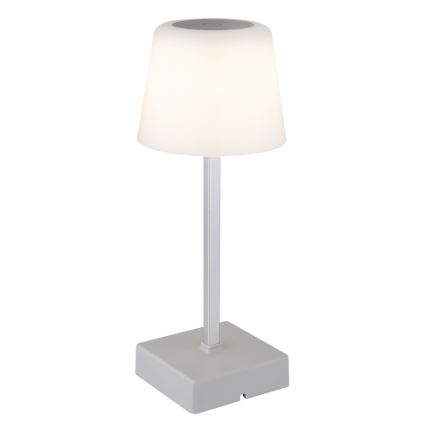 Globo - LED Ściemnialna dotykowa lampa stołowa LED/2W/5V 3000/4500/6500K 800 mAh srebrna