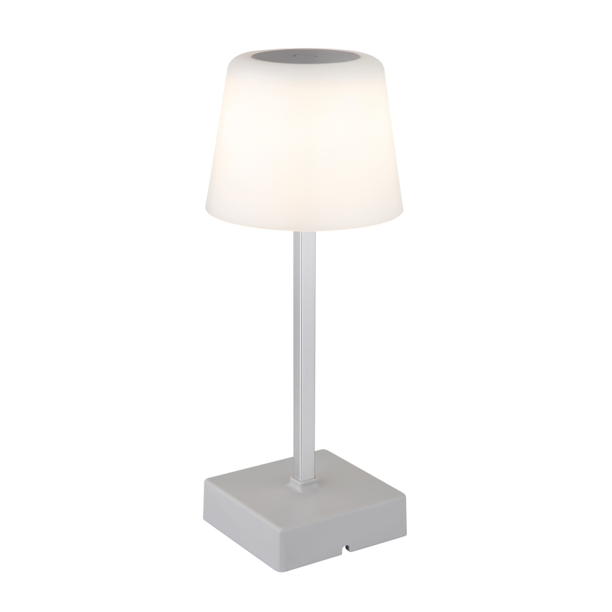 Globo - LED Ściemnialna dotykowa lampa stołowa LED/2W/5V 3000/4500/6500K 800 mAh srebrna