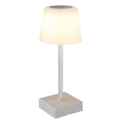 Globo - LED Ściemnialna dotykowa lampa stołowa LED/2W/5V 3000/4500/6500K 800 mAh srebrna