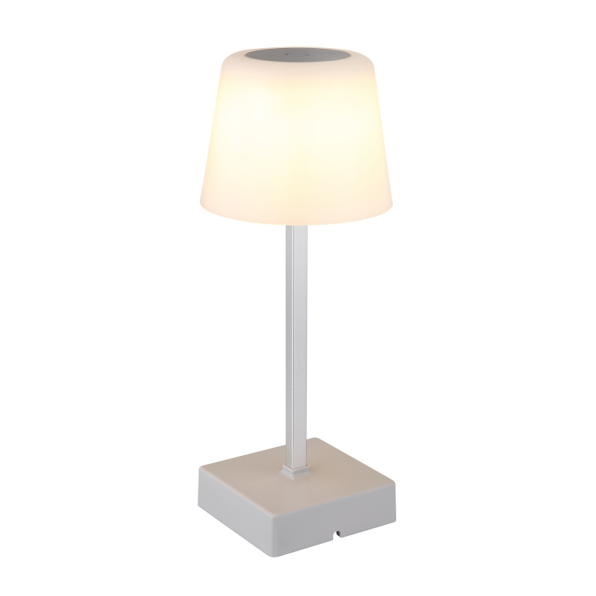 Globo - LED Ściemnialna dotykowa lampa stołowa LED/2W/5V 3000/4500/6500K 800 mAh srebrna