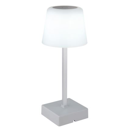Globo - LED Ściemnialna dotykowa lampa stołowa LED/2W/5V 3000/4500/6500K 800 mAh srebrna