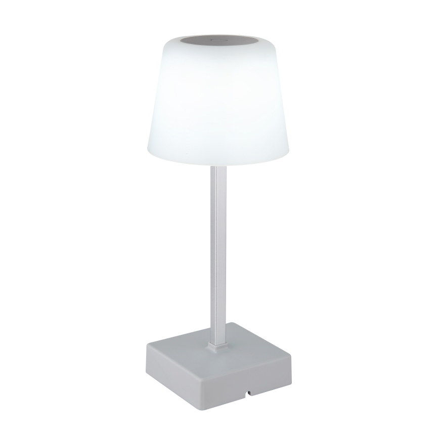 Globo - LED Ściemnialna dotykowa lampa stołowa LED/2W/5V 3000/4500/6500K 800 mAh srebrna