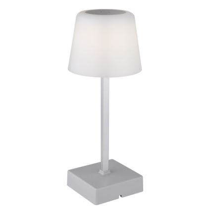 Globo - LED Ściemnialna dotykowa lampa stołowa LED/2W/5V 3000/4500/6500K 800 mAh srebrna