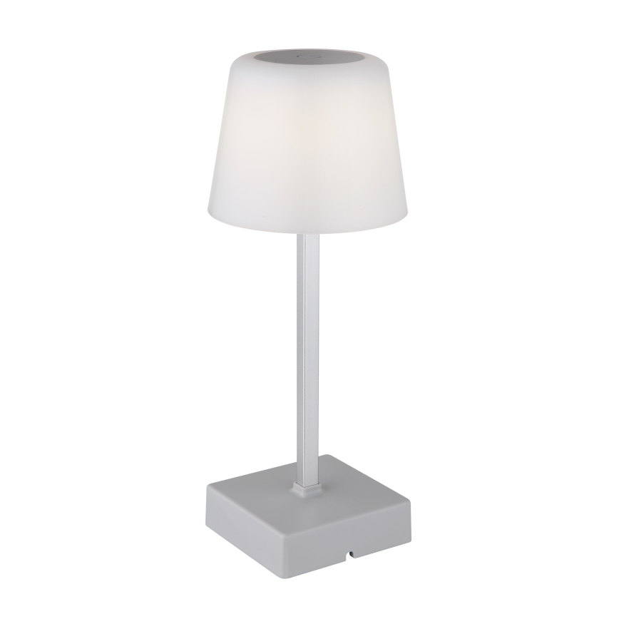 Globo - LED Ściemnialna dotykowa lampa stołowa LED/2W/5V 3000/4500/6500K 800 mAh srebrna