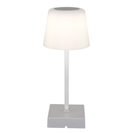 Globo - LED Ściemnialna dotykowa lampa stołowa LED/2W/5V 3000/4500/6500K 800 mAh srebrna