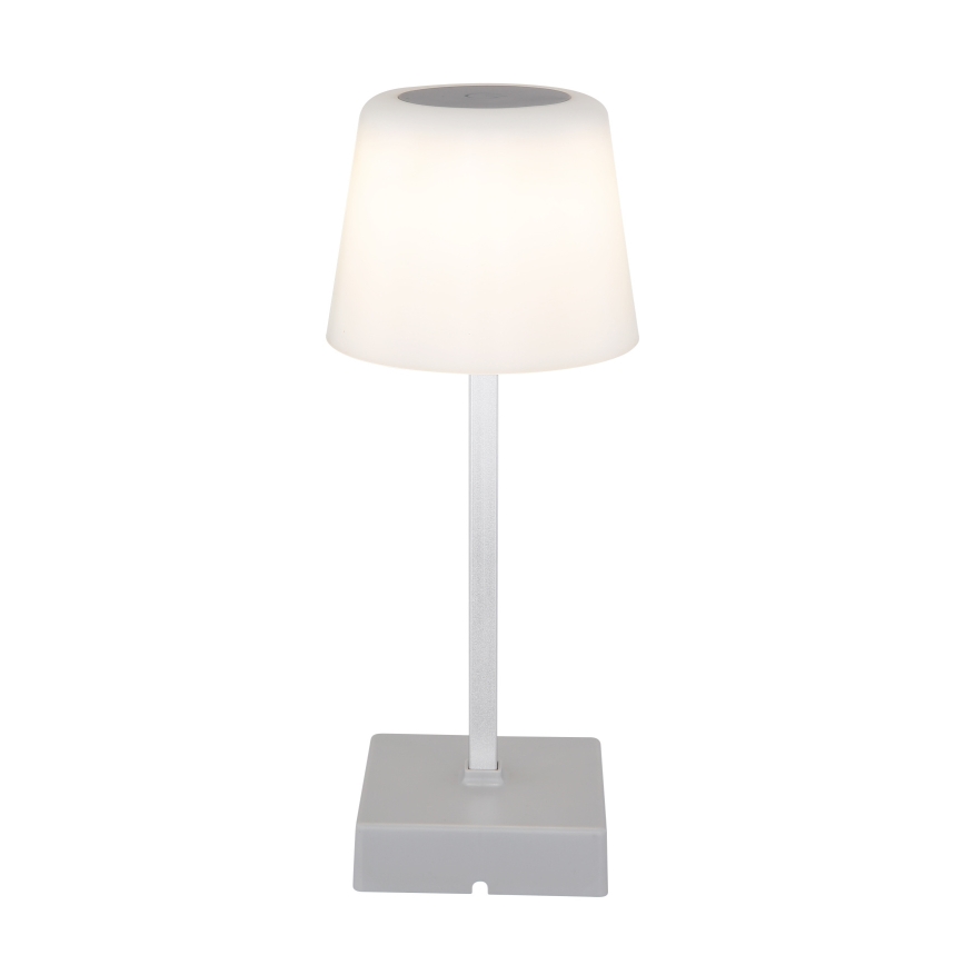 Globo - LED Ściemnialna dotykowa lampa stołowa LED/2W/5V 3000/4500/6500K 800 mAh srebrna