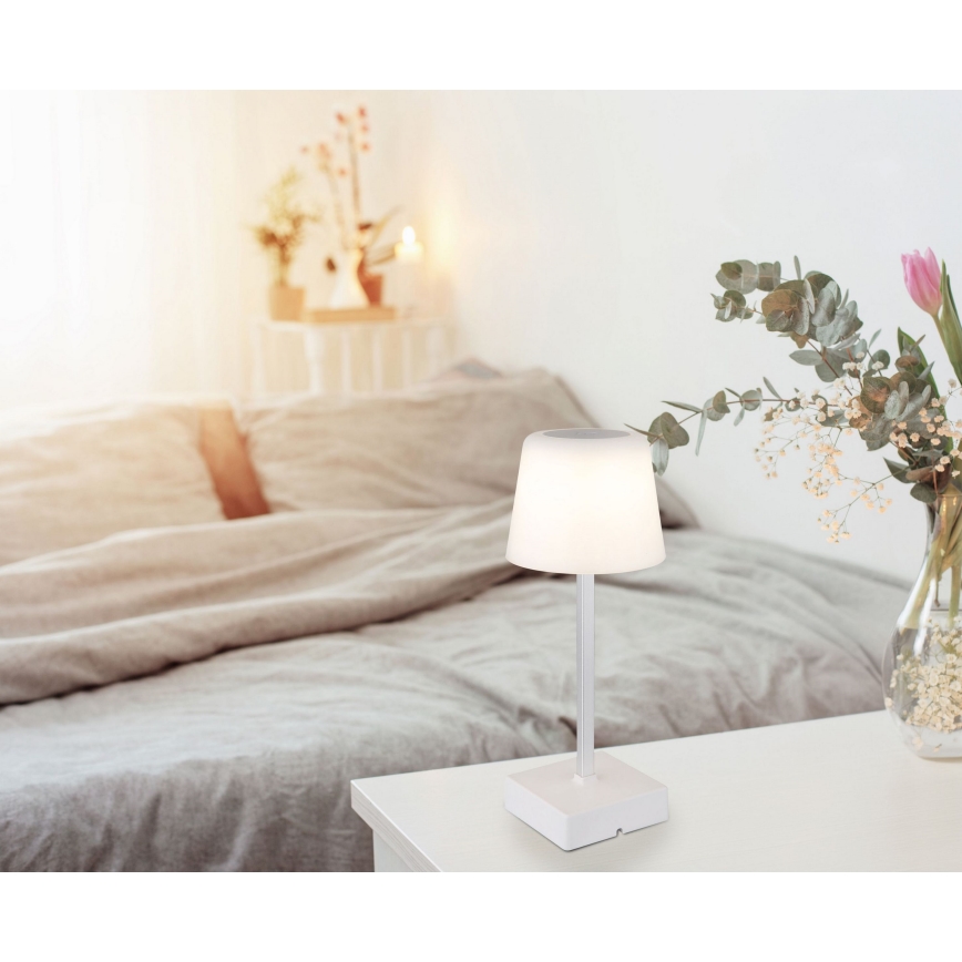 Globo - LED Ściemnialna dotykowa lampa stołowa LED/2W/5V 3000/4500/6500K 800 mAh biała