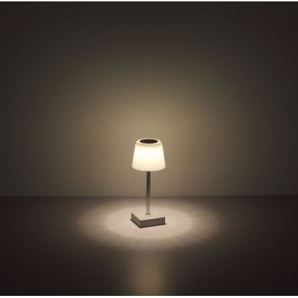 Globo - LED Ściemnialna dotykowa lampa stołowa LED/2W/5V 3000/4500/6500K 800 mAh biała