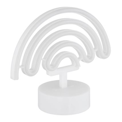 Globo - LED Neonowa dekoracja na stół LED/2W/3xAA tęcza