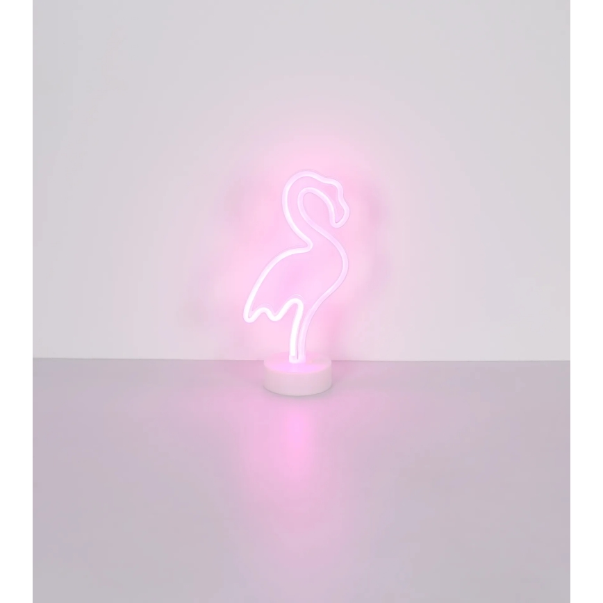 Globo - LED Neonowa dekoracja na stół LED/2W/3xAA flaming