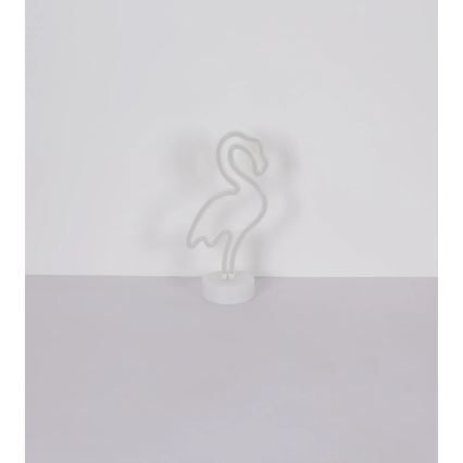 Globo - Neonowa dekoracja stołowa LED/2W/3xAA flaming