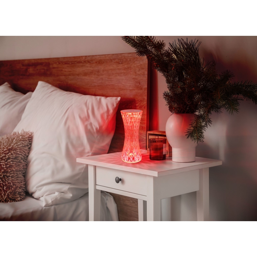 Globo - LED RGB Lampa stołowa dotykowa LED/1W/5V 800 mAh