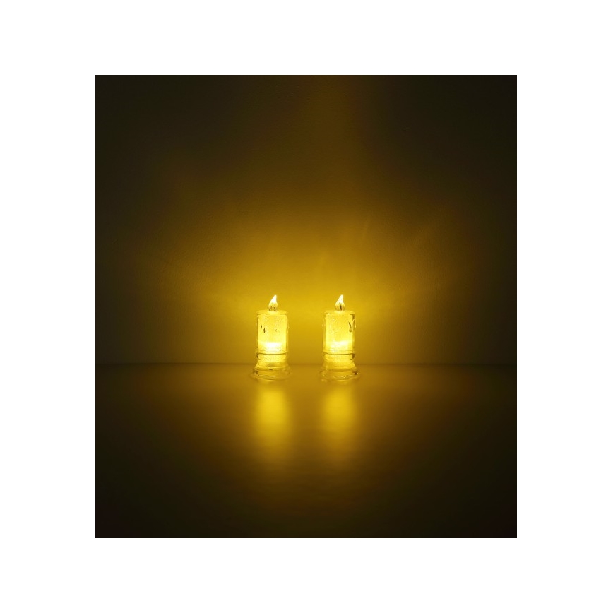Globo - ZESTAW 2x Świeca LED LED/0,25W/3xLR1130
