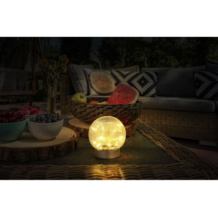 Globo - LED dekoracyjna ładowalna lampa stołowa 25xLED/0,06W/5V 600 mAh IP44