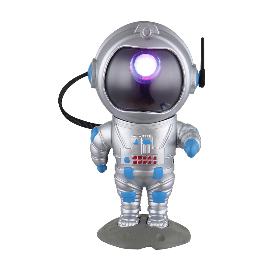 Globo - Lampa stołowa LED RGB LED/4,5W/5V astronauta srebrna