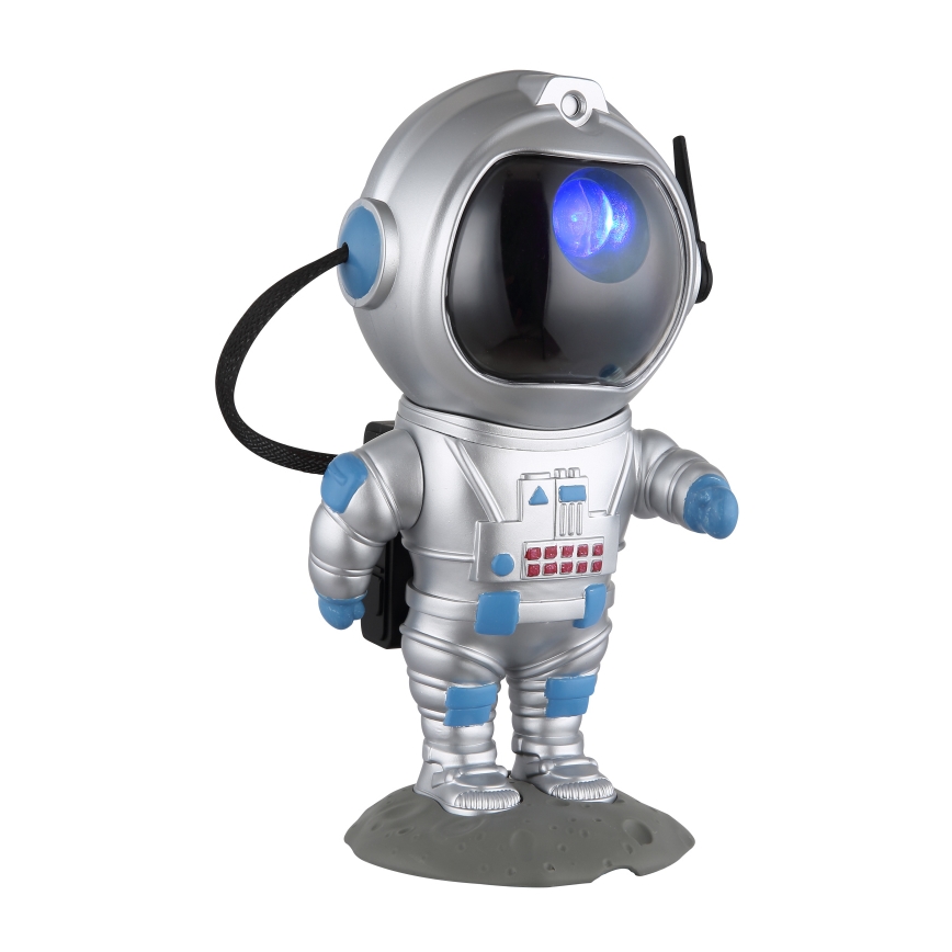 Globo - Lampa stołowa LED RGB LED/4,5W/5V astronauta srebrna