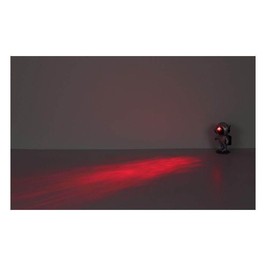Globo - Lampa stołowa LED RGB LED/4,5W/5V astronauta srebrna