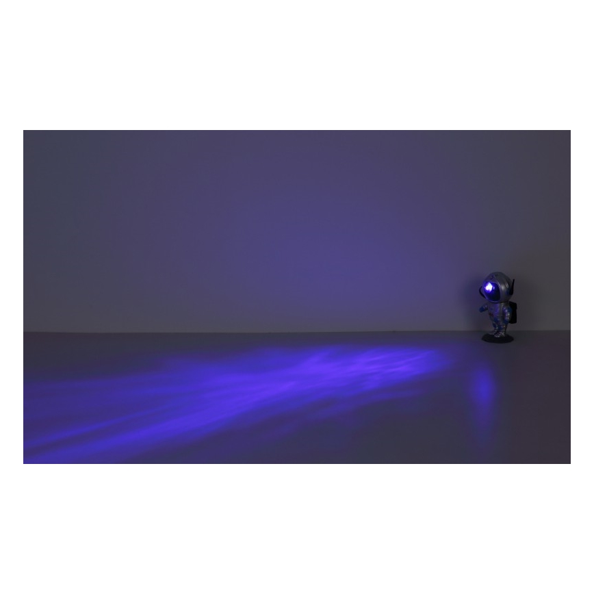 Globo - Lampa stołowa LED RGB LED/4,5W/5V astronauta srebrna
