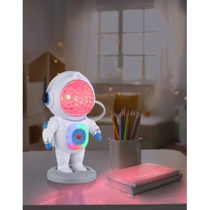 Globo - Lampa stołowa LED RGB LED/6W/5V astronauta biała