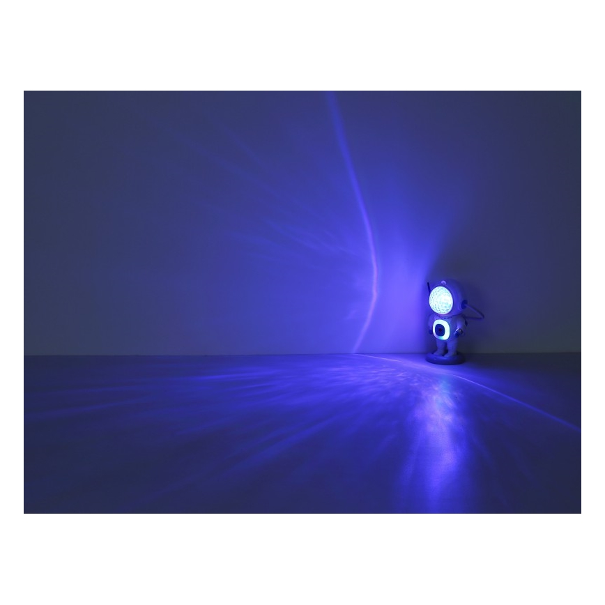 Globo - Lampa stołowa LED RGB LED/6W/5V astronauta biała