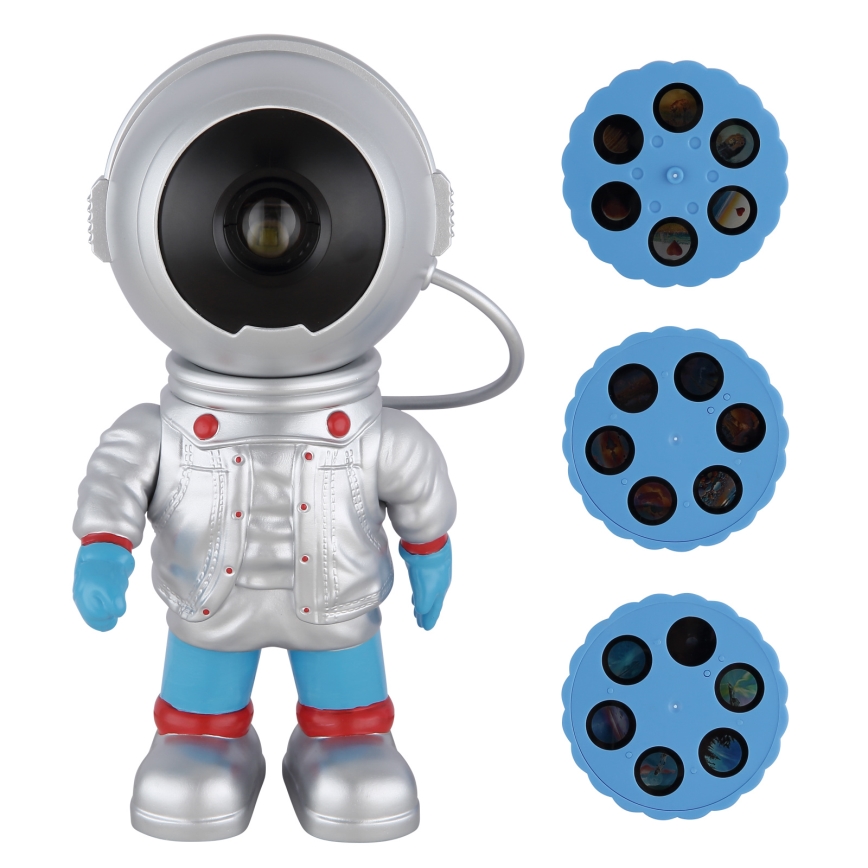 Globo - ściemnialny projektor LED/3W/5V astronauta